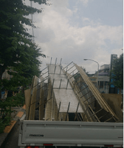 事業ゴミ積載トラック