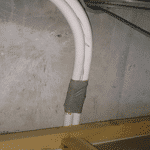 東京都練馬区旭丘の便利屋「天井裏追焚き管の写真」