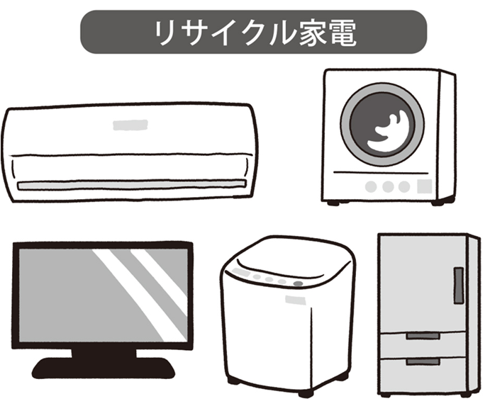 東京都武蔵野市のリサイクル家電「廃家電」4品目の処分