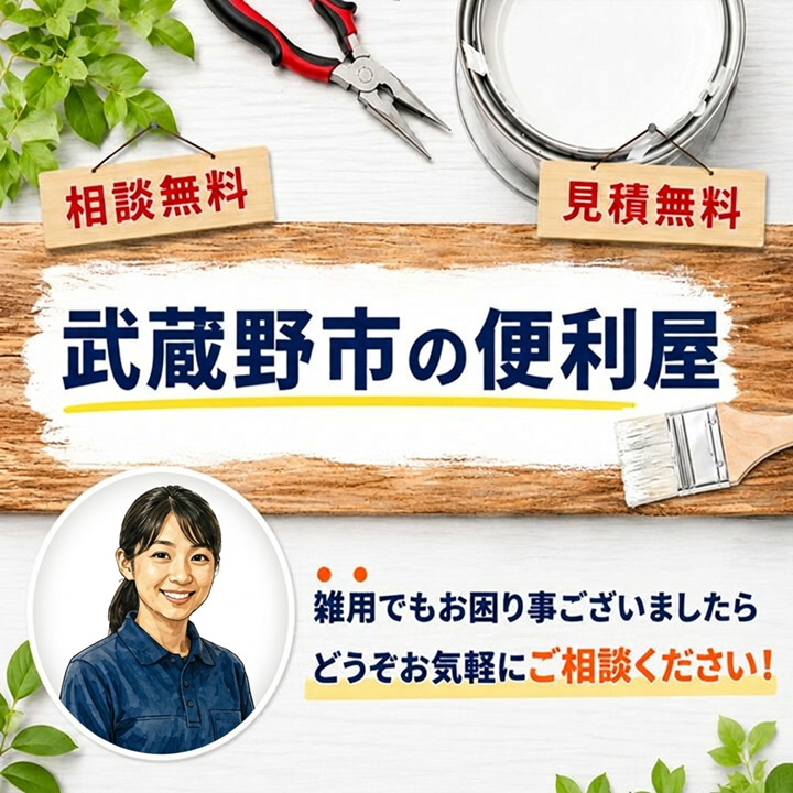 武蔵野市の便利屋【創業２０年】トラブルや困り事を安く解決！安心の見積保証のサムネイル